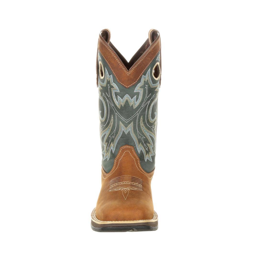 Rebel Pull On Western Boots - Saddlehorn & Clover Design - Comfortable Cowboy Boots for Men & Women | Perfect for Rodeo, Country Dancing & Western Fashion