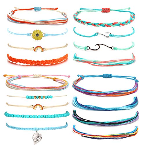 V:Rainbow Bracelets Anklets Set