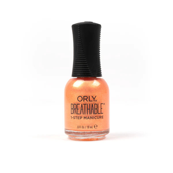 ORLY BREATHABLE Nail Polish - Citrus Got Real 18ml - Vegan & Cruelty-Free - Long-Lasting & Chip-Resistant - Perfect for Manicures, Pedicures & Nail Art