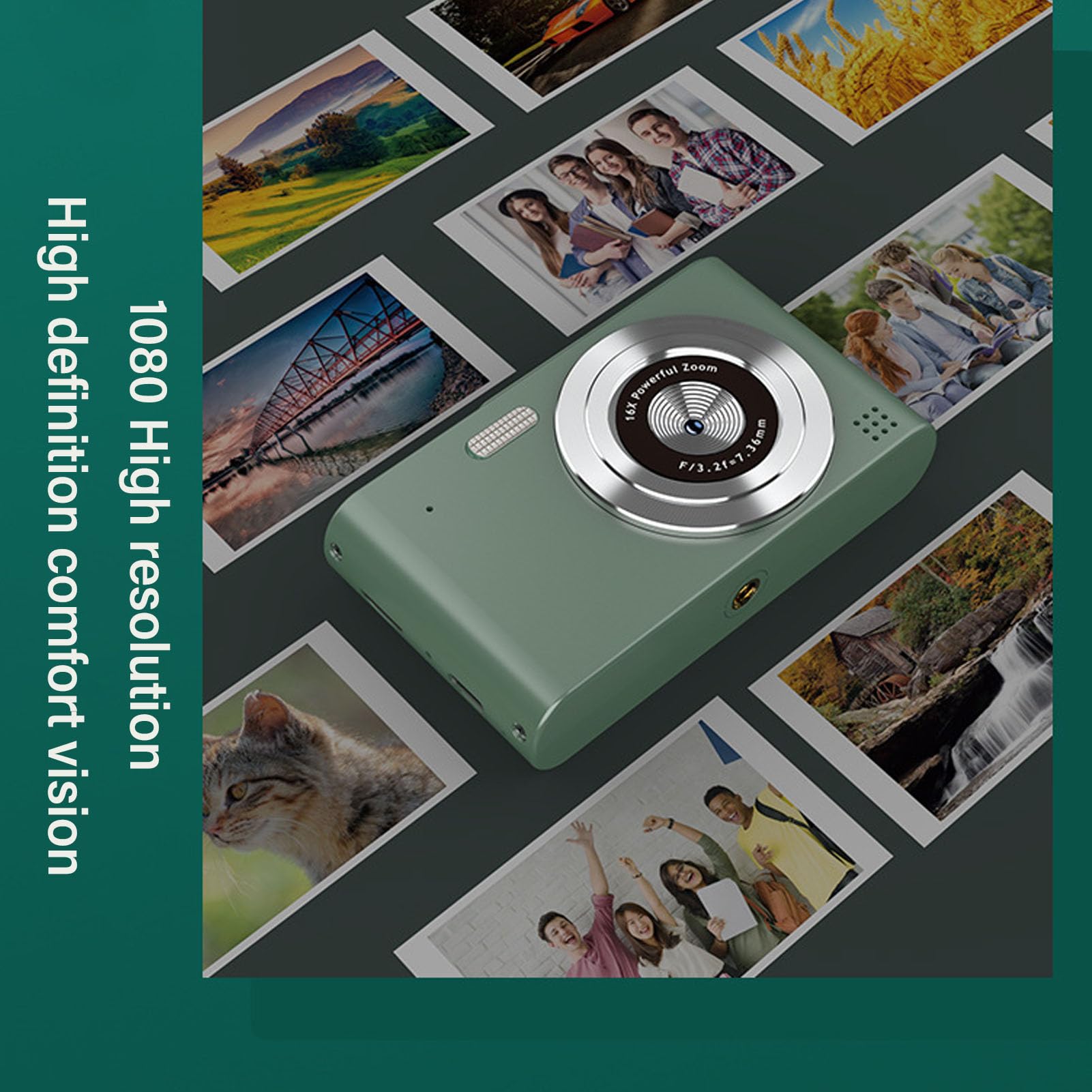 **48MP Compact Digital Camera with 2.4