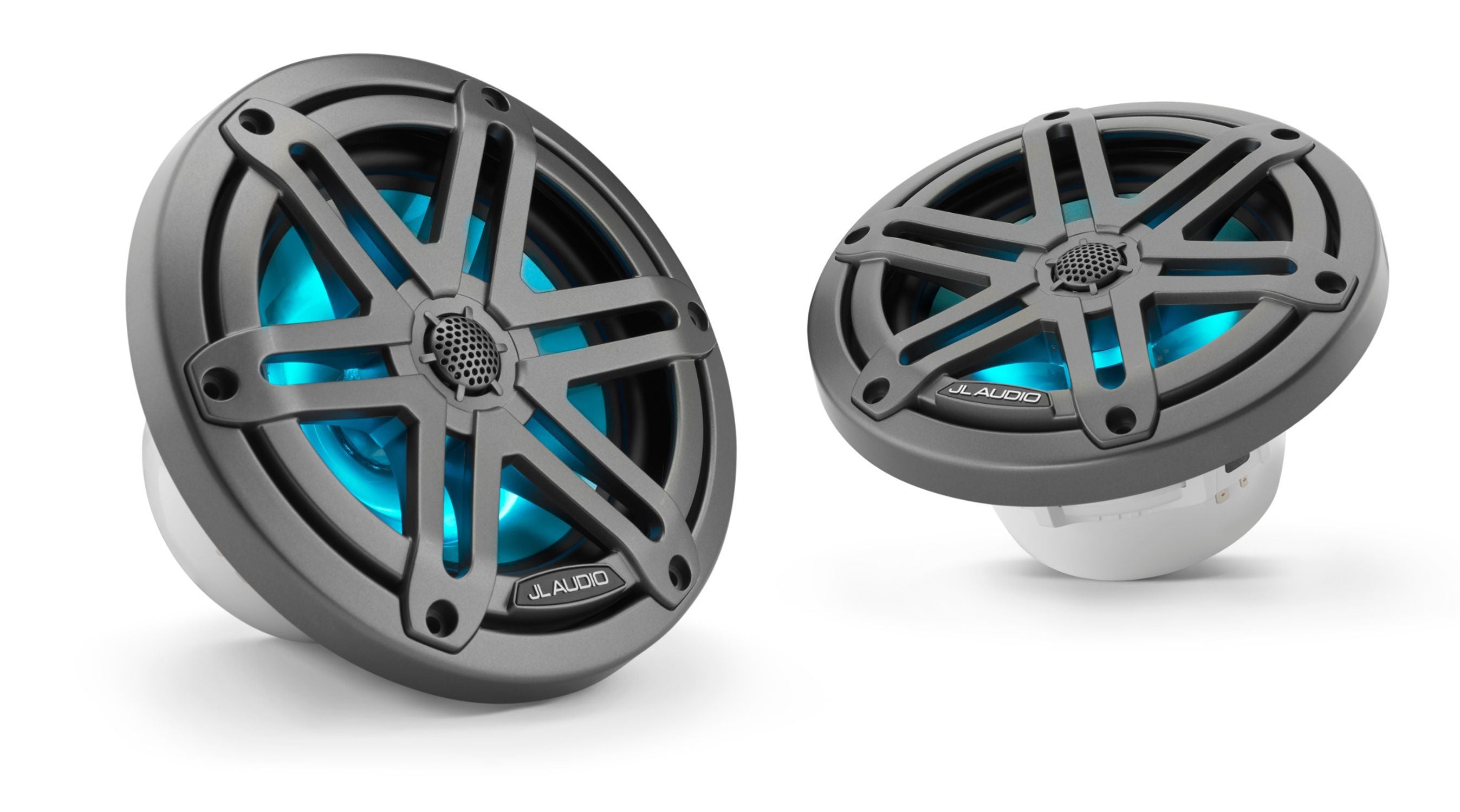 JL Audio M3 650X 6.5 Inch (165mm) Marine Coaxial Speakers with RGB LED Lighting - Waterproof Boat Audio System for Marine, RV & Outdoor Adventures