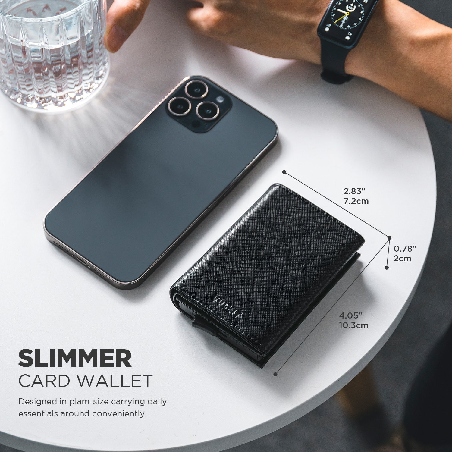RFID Blocking Leather Wallet for Men & Women - Slim Bifold Credit Card Holder with ID Window & Cash Pocket | Travel, Business & Everyday Use