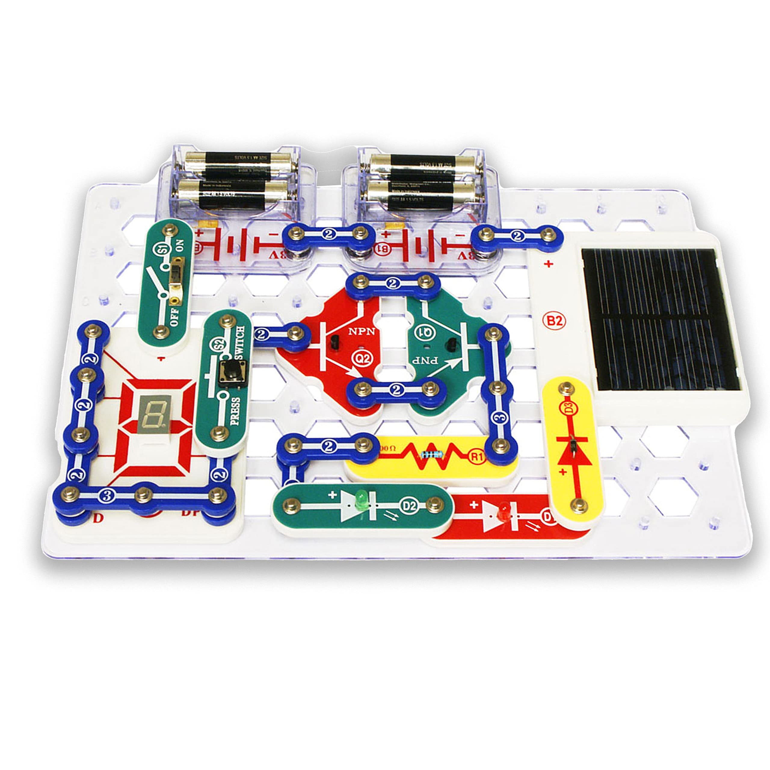Snap Circuits Extreme SC-750R Electronics Exploration Kit with Student Training Program & Study Guide - STEM Educational Toy for Kids & Teens | Learn Circuitry, Perfect for Classroom, Homeschool & Science Projects