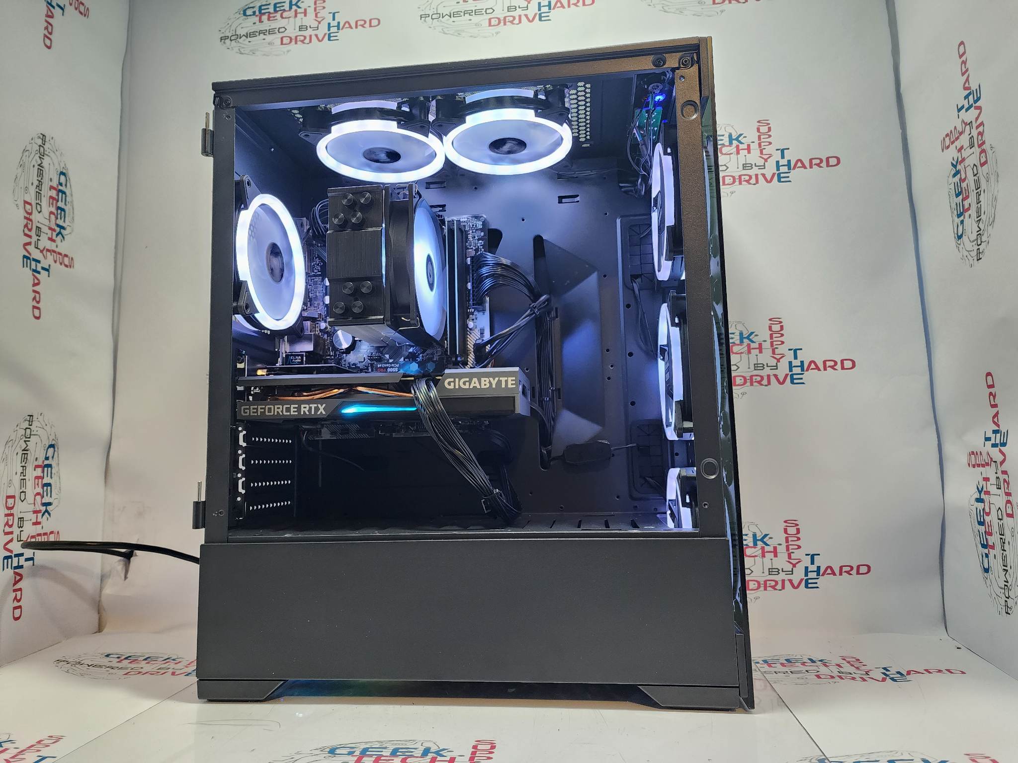 Custom Gaming PC Desktop Computer - AMD Ryzen 7 7800X3D, 1TB SSD, 32GB DDR5 RAM, NVIDIA RTX 4060 Ti, Black Vog A620M - Perfect for 4K Gaming, Streaming & Content Creation