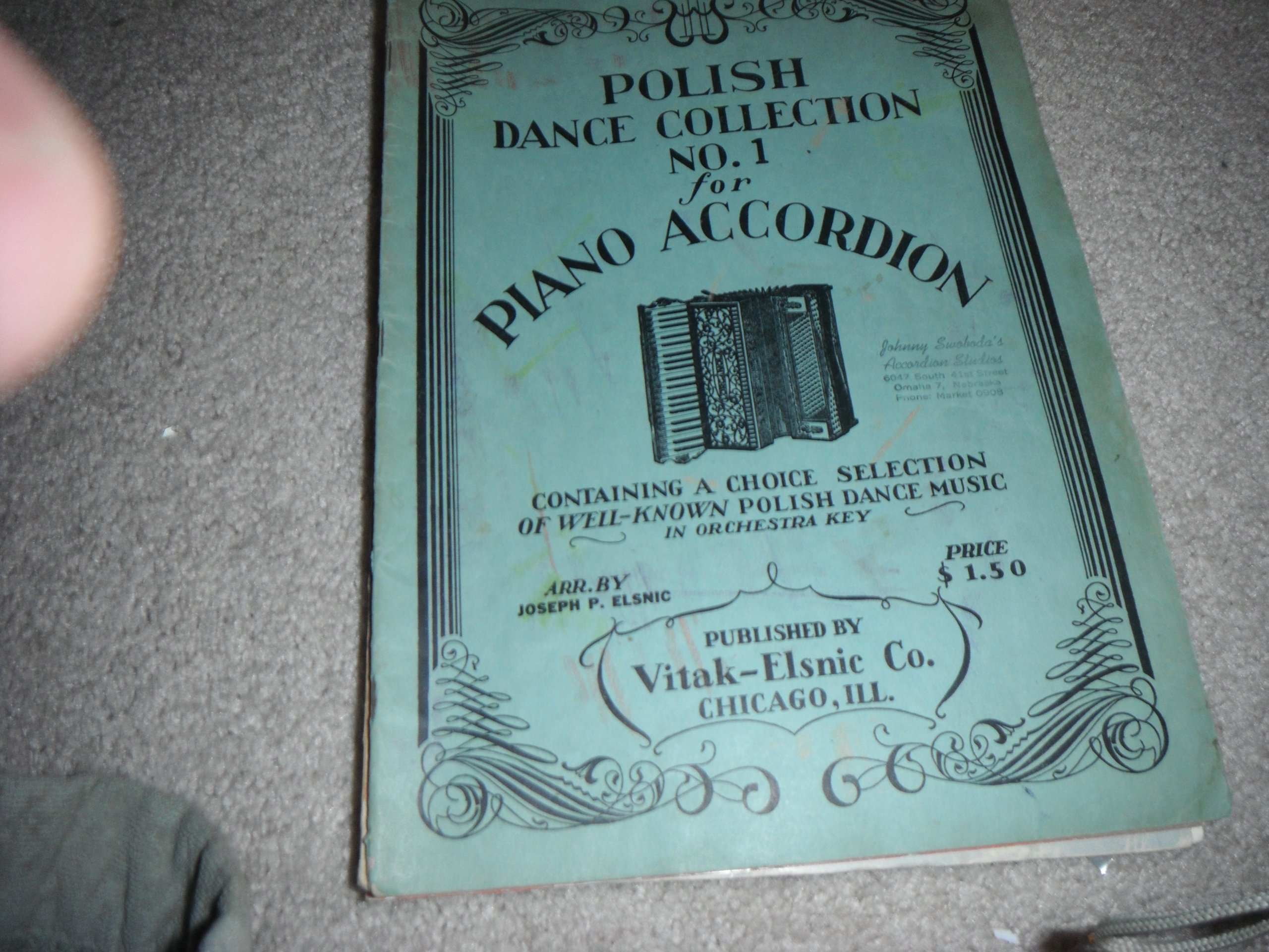 POLISH DANCE COLLECTION NO.1 FOR PIANO ACCORDION - Traditional Folk Music Sheets for Performances & Practice
