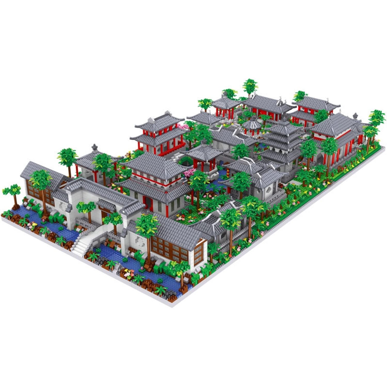 GAOJIA Suzhou Classical Gardens Famous Architecture Model - 3D Puzzle DIY Micro Building Block Set (13138pcs) | Educational STEM Toy Gift for Adults & Kids | Home Decor, Office Display, Collector's Item