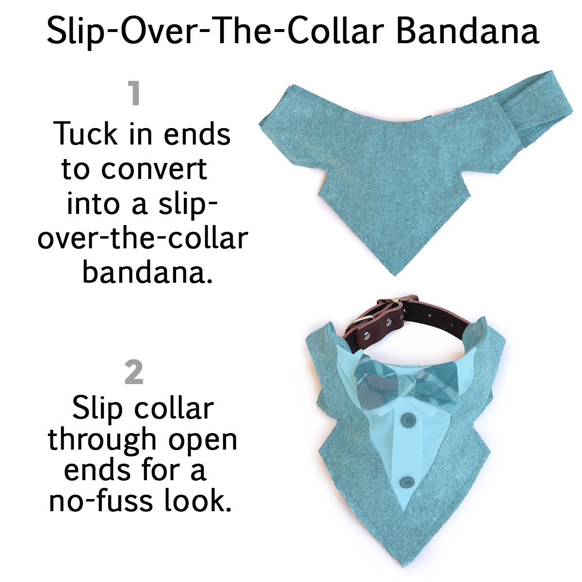 Blue Pineapple Hawaiian Dog Bandana - Formal Pet Accessory for Medium to Large Dogs - Perfect for Vacation, Beach Outings & Special Occasions