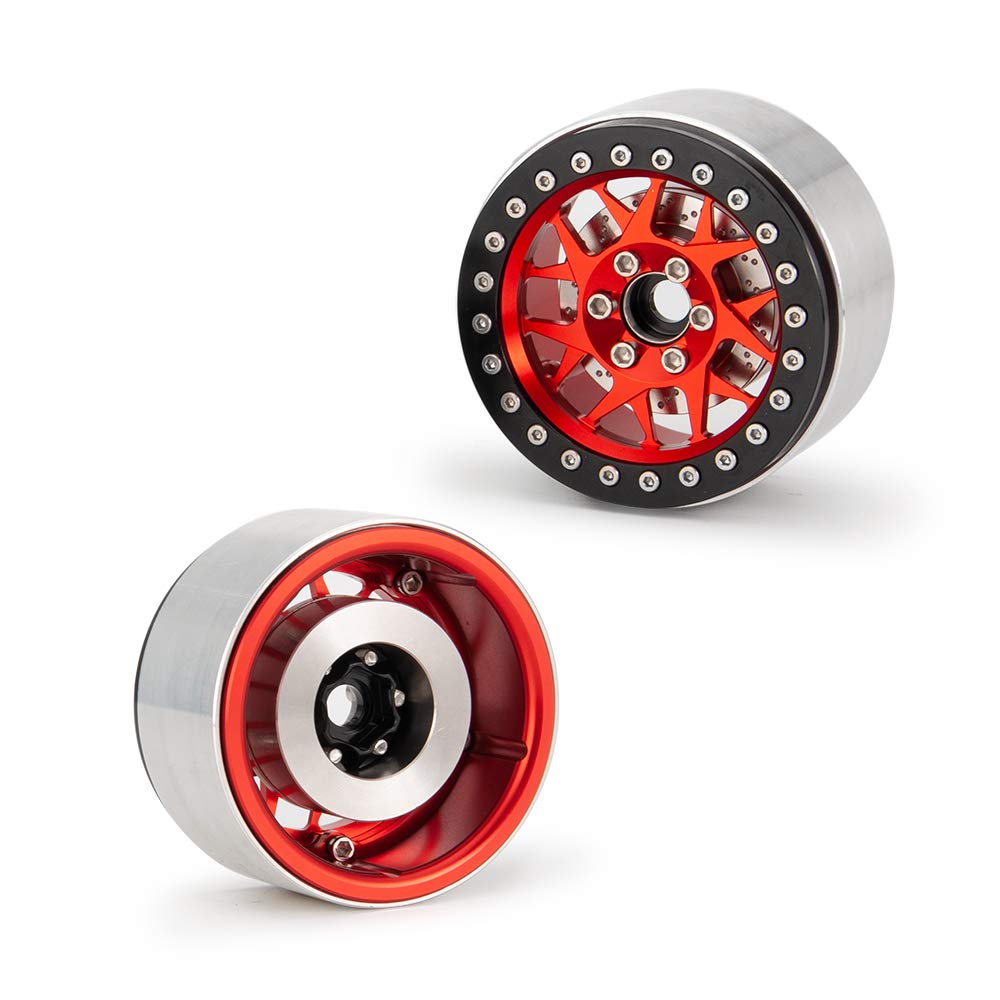 4Pcs Stainless Steel Internal Wheel Weights for 1/10 RC Crawler 2.2
