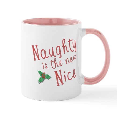 White/Pink Inside - Naughty Is The New Nice Mug