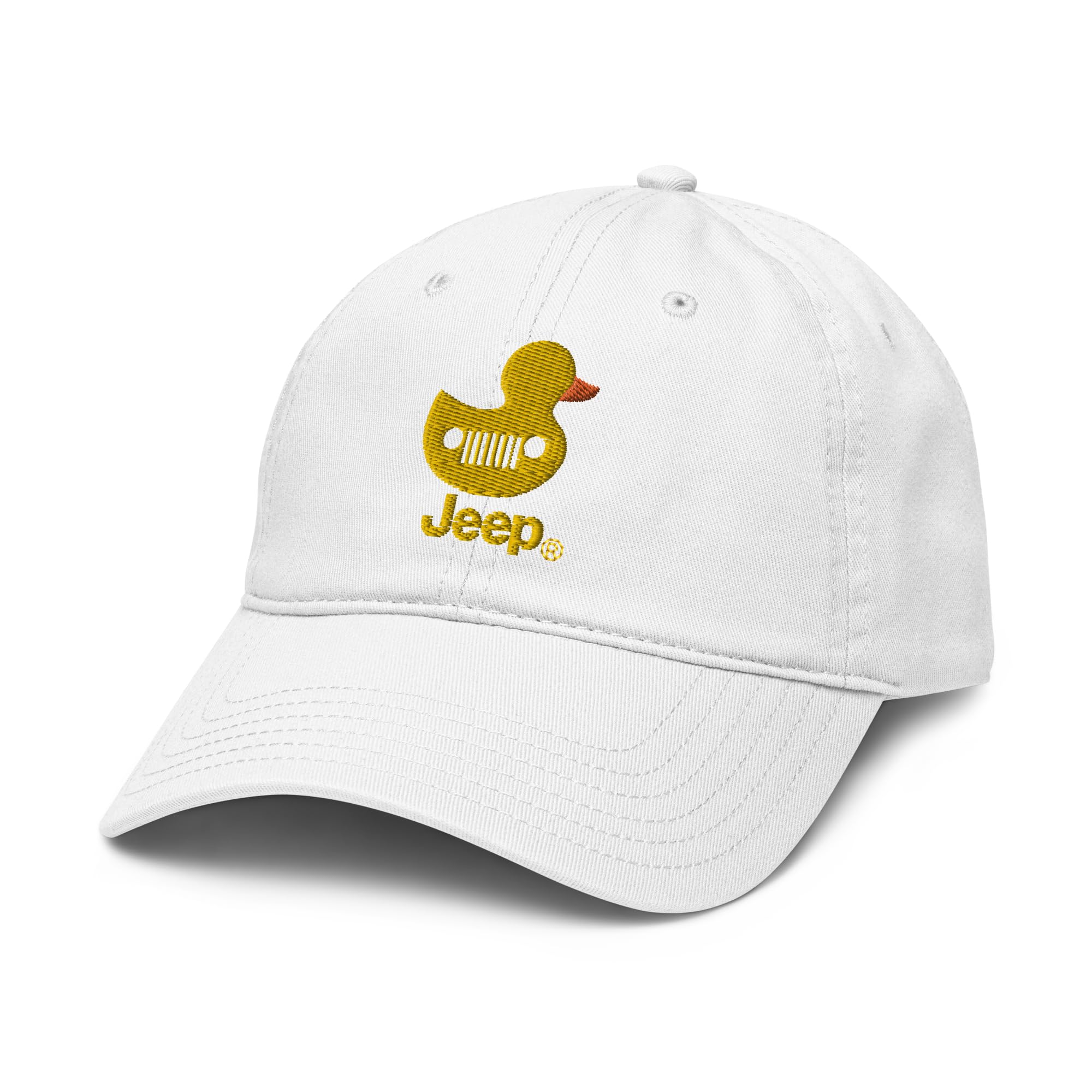 Jeep Embroidered Duck Grille Adjustable Baseball Cap for Men & Women - Outdoor Hiking, Fishing, Camping, and Casual Wear
