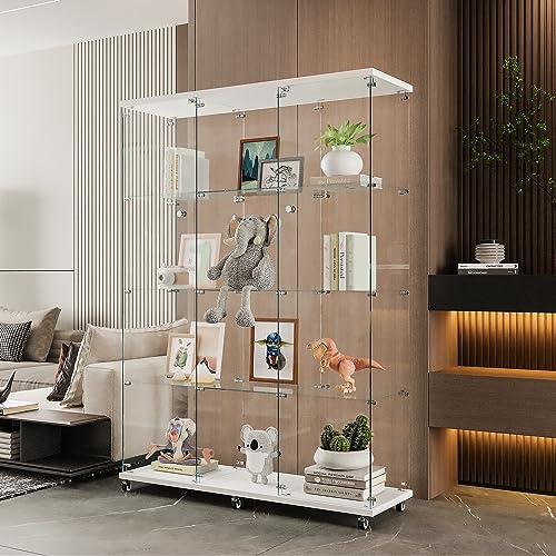 White 2 Doors 4 Shelves Extra Large