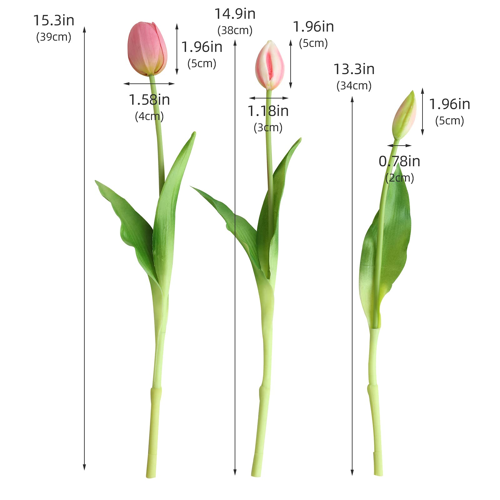 10pcs Real Touch Artificial Tulips Flowers - Soft Faux Latex Tulip Bouquet with Gift Box for Wedding, Party, Home & Room Decor (Light Purple) | Perfect for Centerpieces, Table Arrangements & DIY Floral Projects