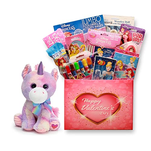 Valentine's Day Princess Gift Box with Unicorn - Perfect for Kids Birthday, Christmas & Party Favors