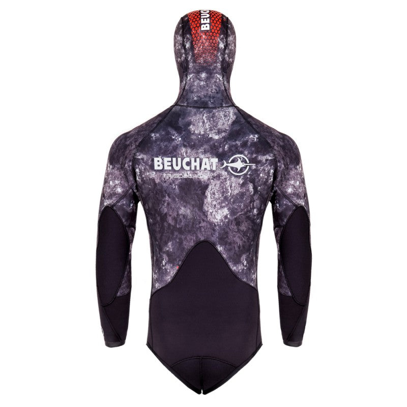 Beuchat Trigoblack 5mm Neoprene Wetsuit Jacket for Scuba Diving, Spearfishing & Water Sports - Men's & Women's Thermal Protection