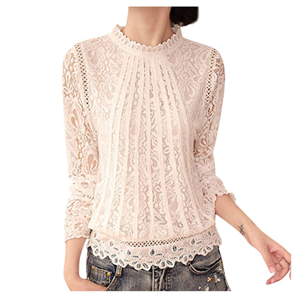 Women's Long Sleeve T-Shirt - Soft Loose Fit Pullover Top with High Neck for Autumn & Winter | Casual Wear, Layering & Outdoor Activities