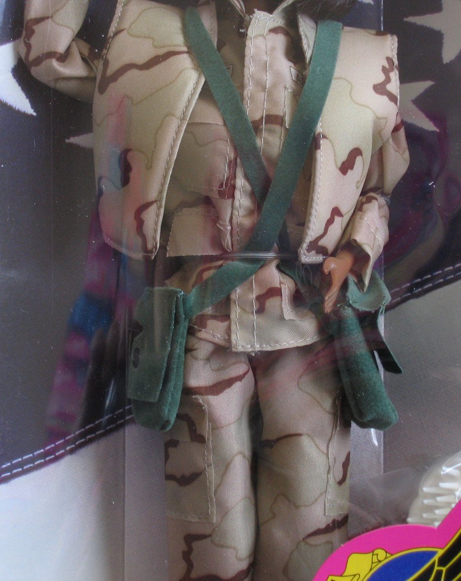 Stars and Stripes Army Barbie Doll - African American Soldier Collectible for Patriotic Play & Display | Perfect for Military-Themed Parties, Patriotic Events, and Doll Collections