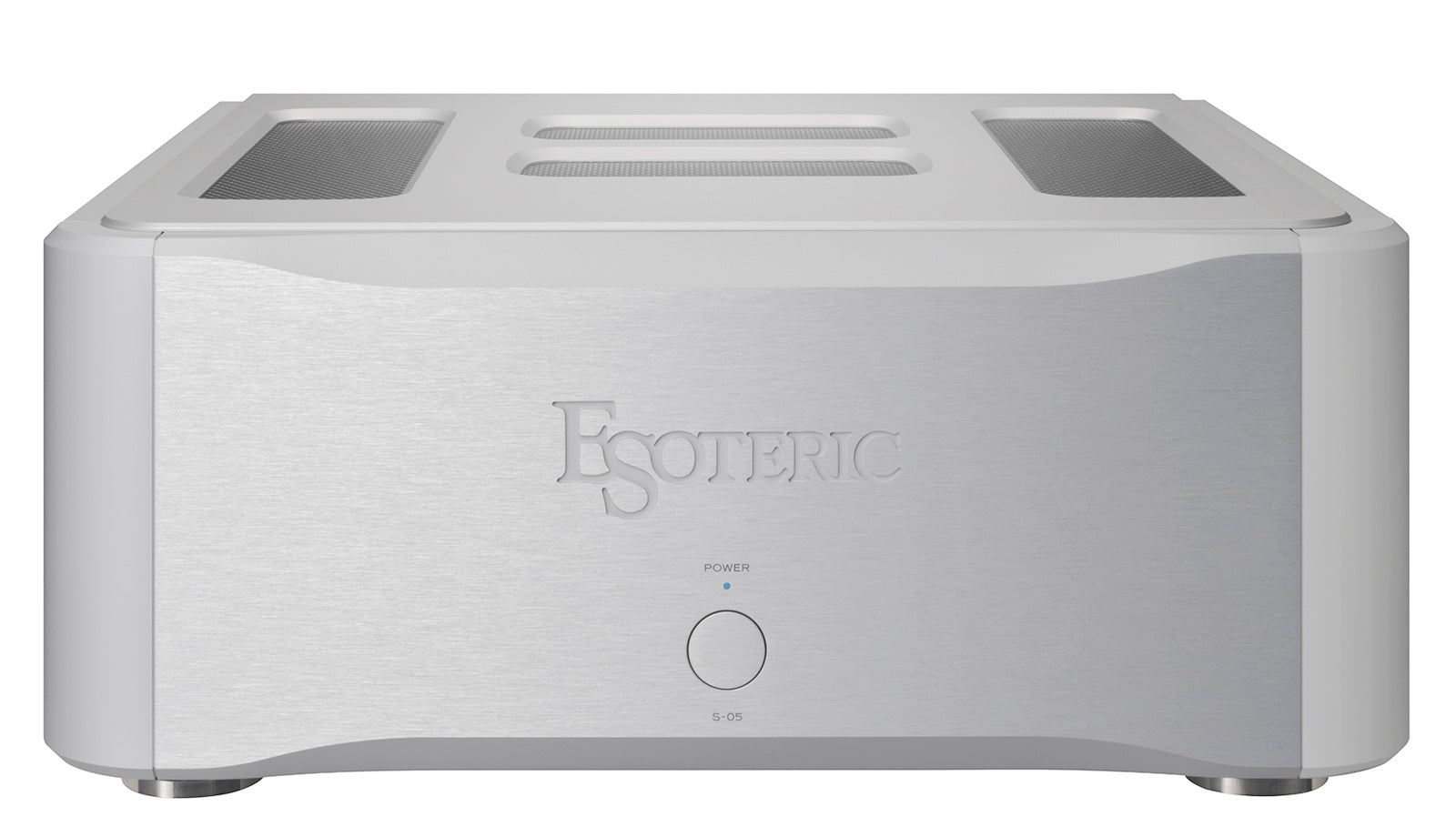 High-End Esoteric S-05 Class A Stereo Power Amplifier (Silver) - Premium Used Pair for Audiophiles - Perfect for Home Theater & Hi-Fi Audio Systems