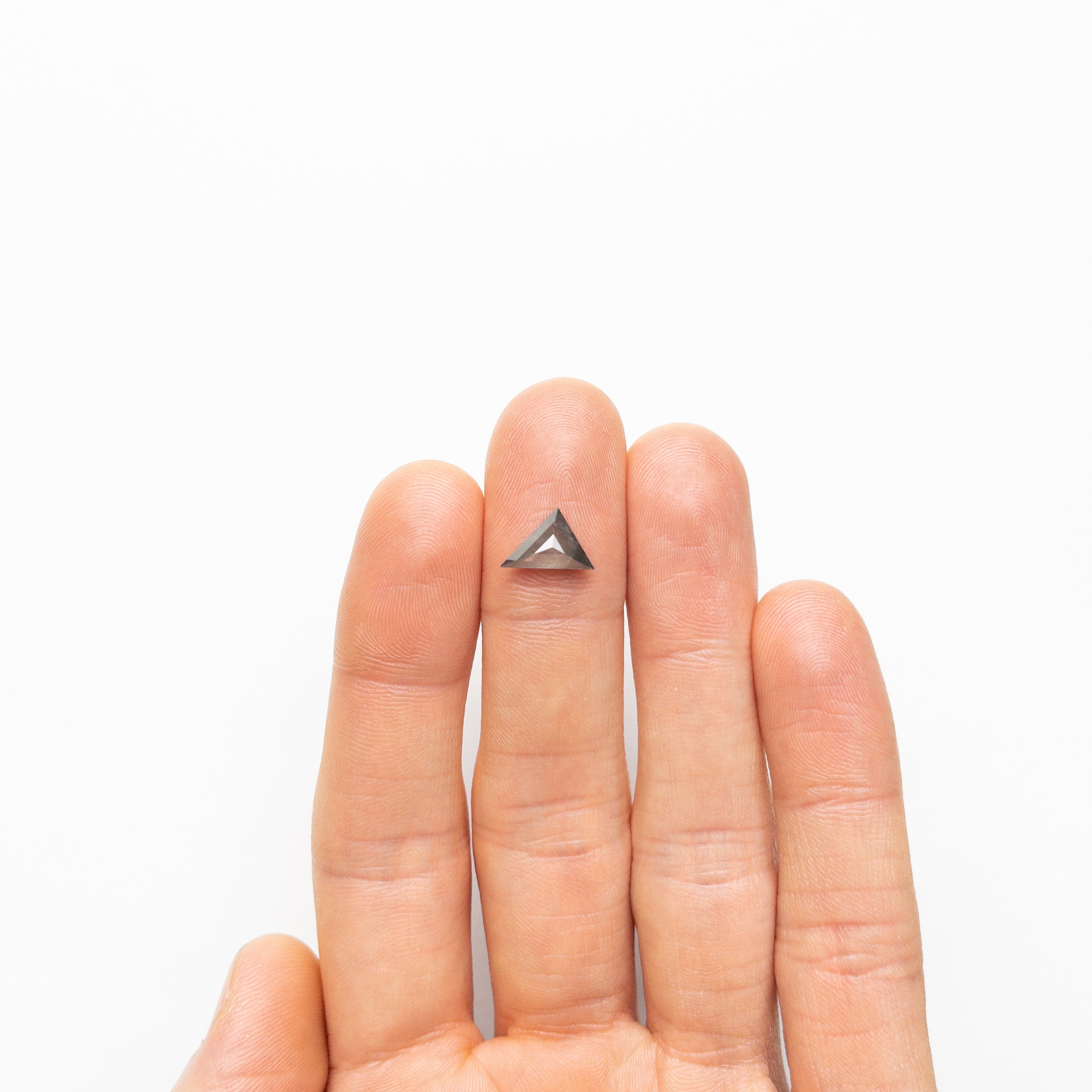 1.84ct Natural Rose Cut Triangle Diamond - 10.99x7.16x3.93mm Loose Gemstone for Jewelry Making, Engagement Rings & Unique Gifts