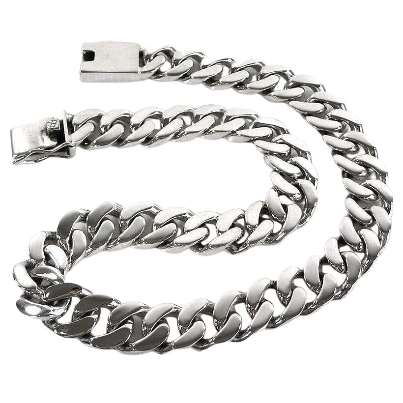 Heavy Cuban Link Chain 925 Sterling Silver Men's Necklace - Durable & Stylish Jewelry for Men, Perfect for Gifts, Parties, and Everyday Wear