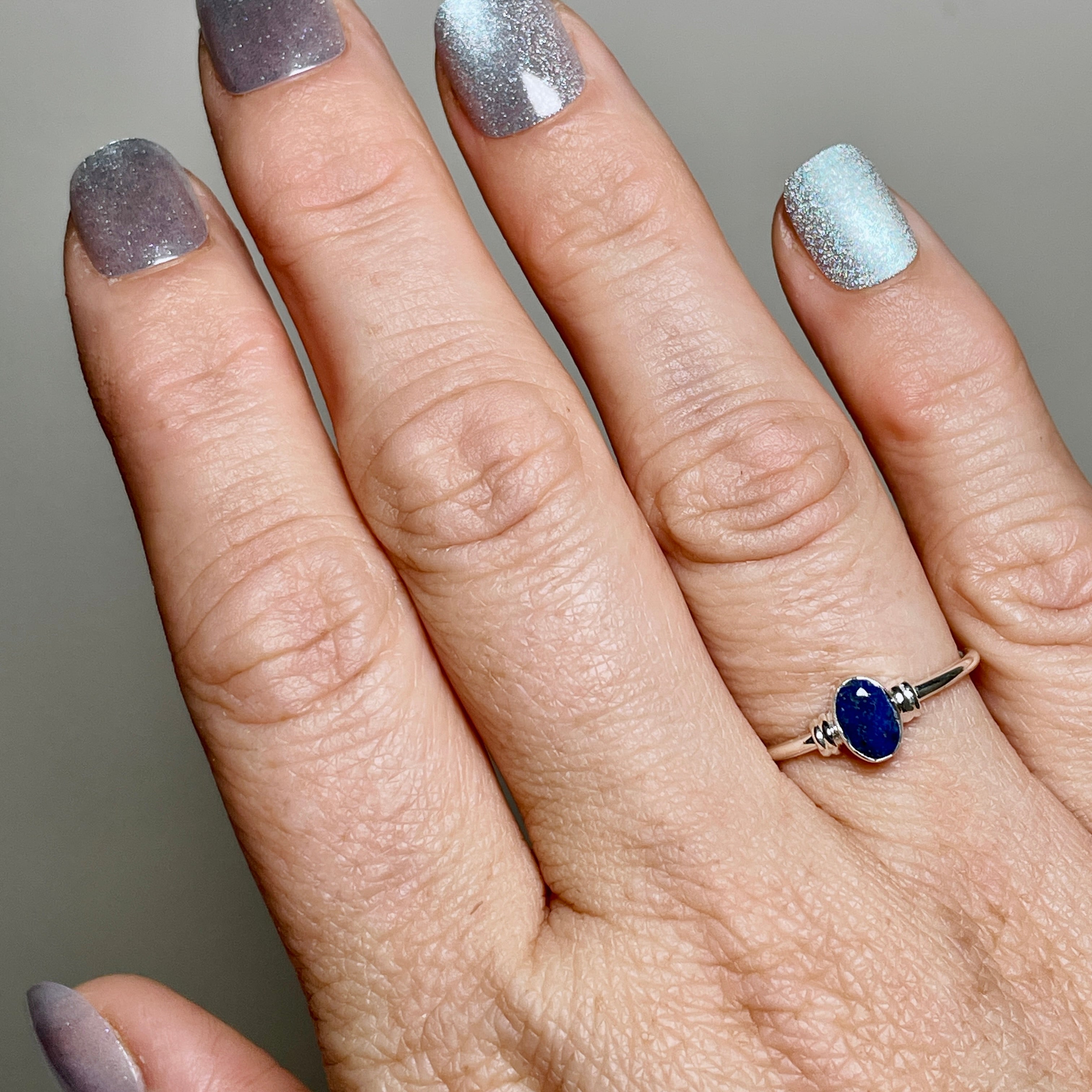 Lapis Lazuli Oval Faceted Gemstone in Sterling Silver Decorative Pendant R4813 - Perfect for Jewelry Making, Gift Giving & Spiritual Healing