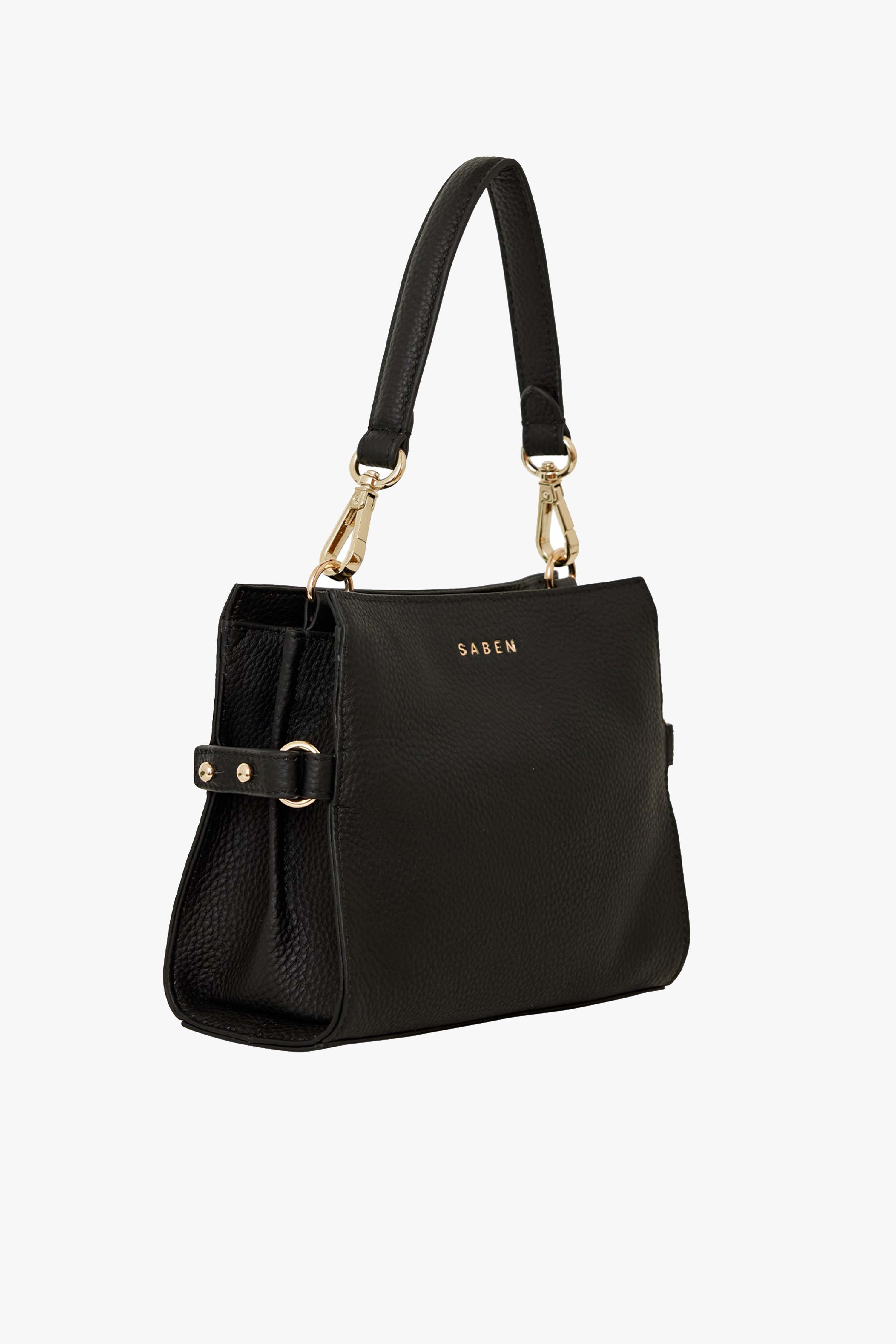 Birdie Black Mini Top Handle Square Crossbody Bag for Women - Stylish Small Shoulder Purse with Adjustable Strap, Perfect for Date Night, Travel & Everyday Use
