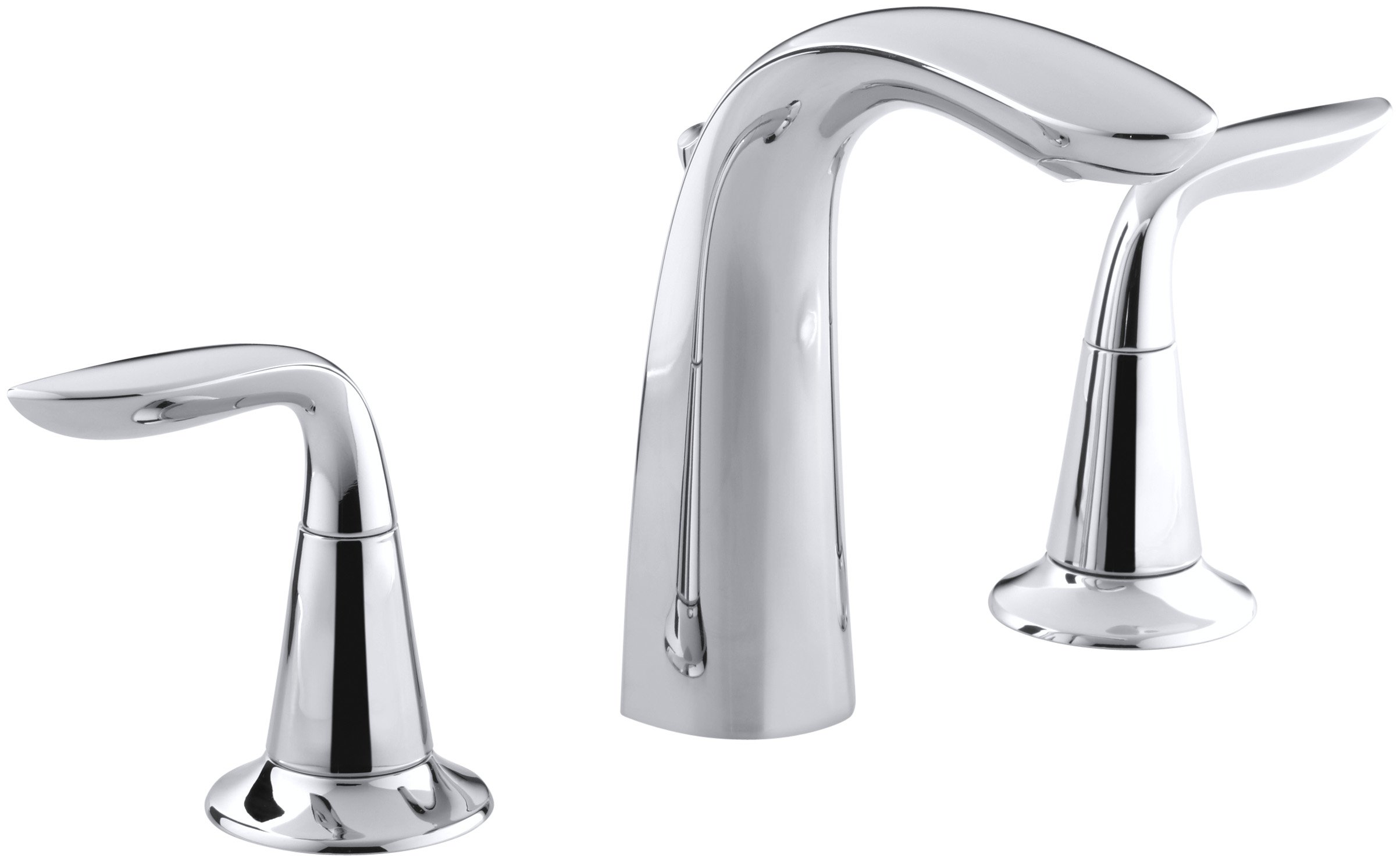 KOHLER 640240 Single Hole Bathroom Sink Faucet in Polished Chrome - Perfect for Modern Vanities & Powder Rooms
