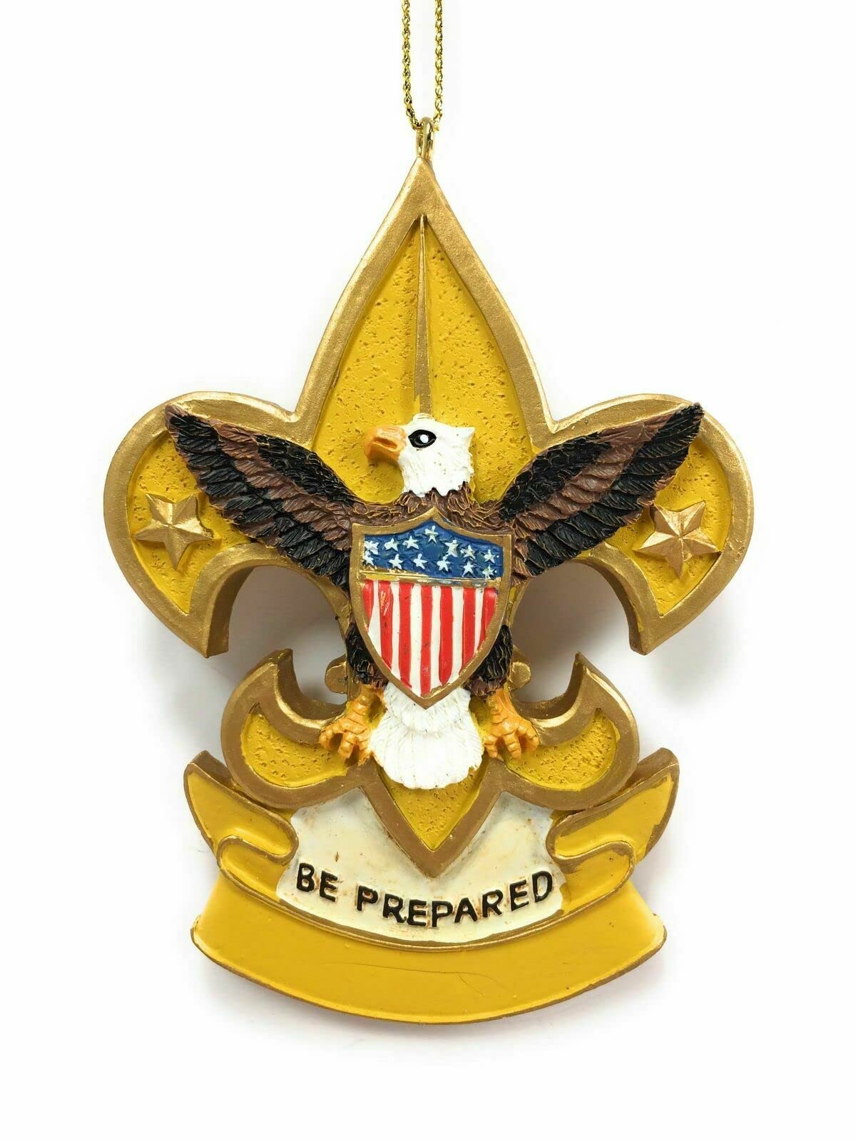 Boy Scouts of America Fleur de Lis Badge - Be Prepared Emblem - Collectible Scouting Ornament for Uniforms, Hats & Display - Perfect for Scouts, Leaders & Memorabilia Collectors