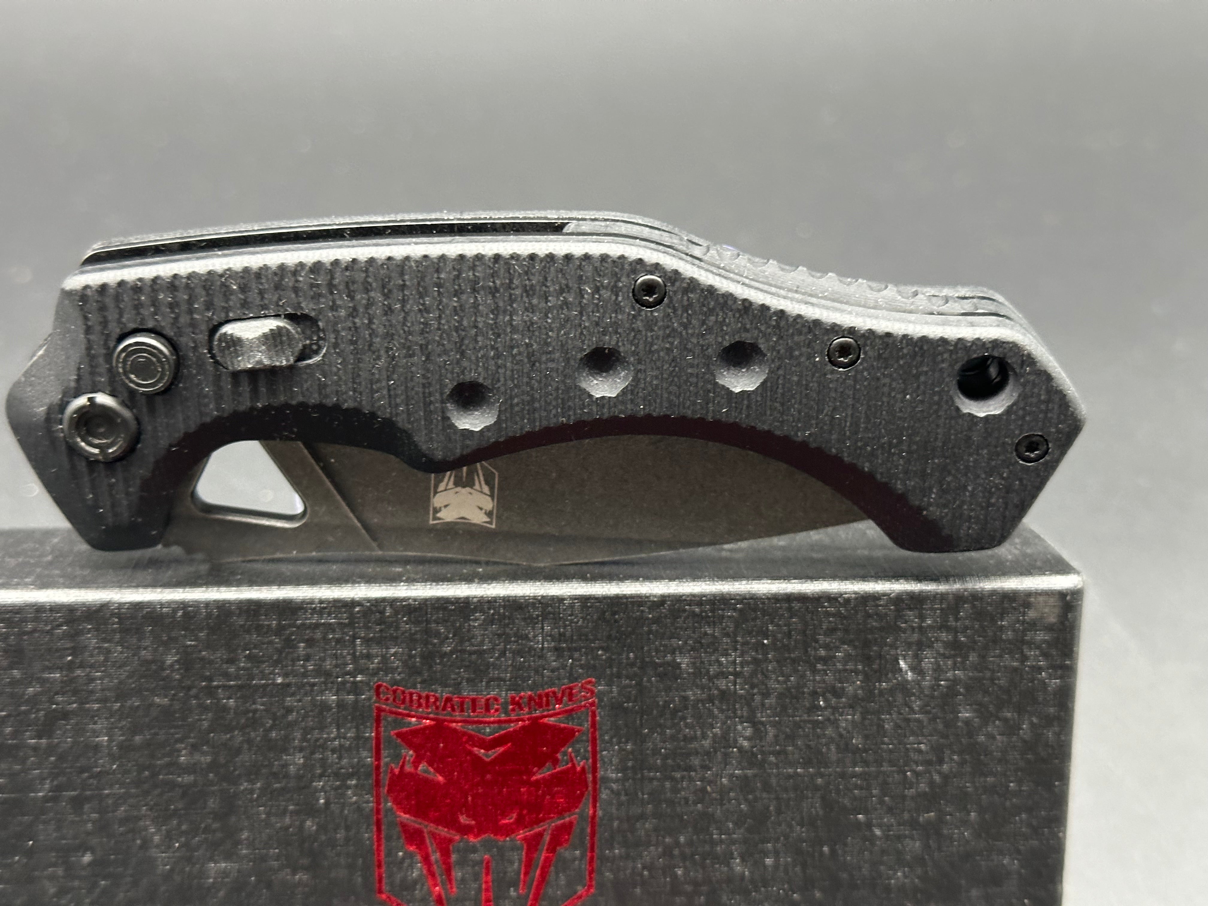 Cobratech Ryker Automatic Knife - Tactical Folding Pocket Knife for Outdoor, Camping, Hiking & EDC Use
