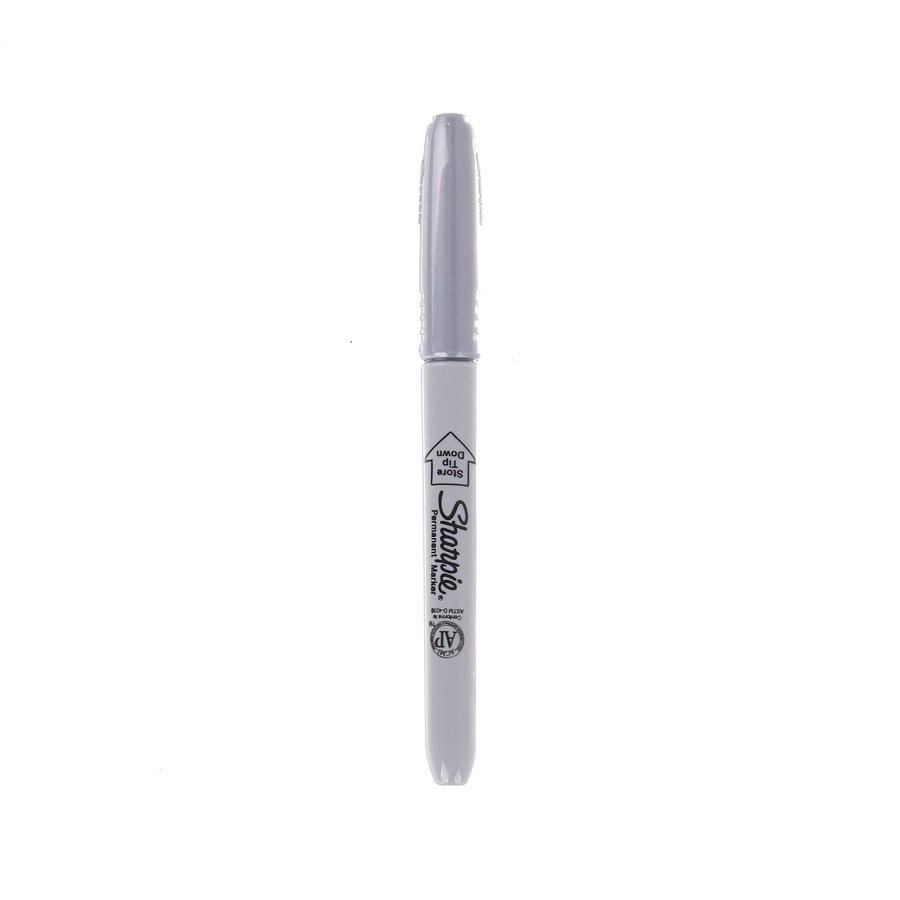 SHARPIE Fine Point Permanent Markers - Silver Ink - Ideal for Office, School & Craft Projects - Long-Lasting & Smudge-Proof Writing Tools