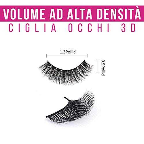 3D Silk Mink Eyelashes - Fluffy Natural Look False Eyelashes for Dramatic Volume | Perfect for Parties, Weddings & Special Occasions