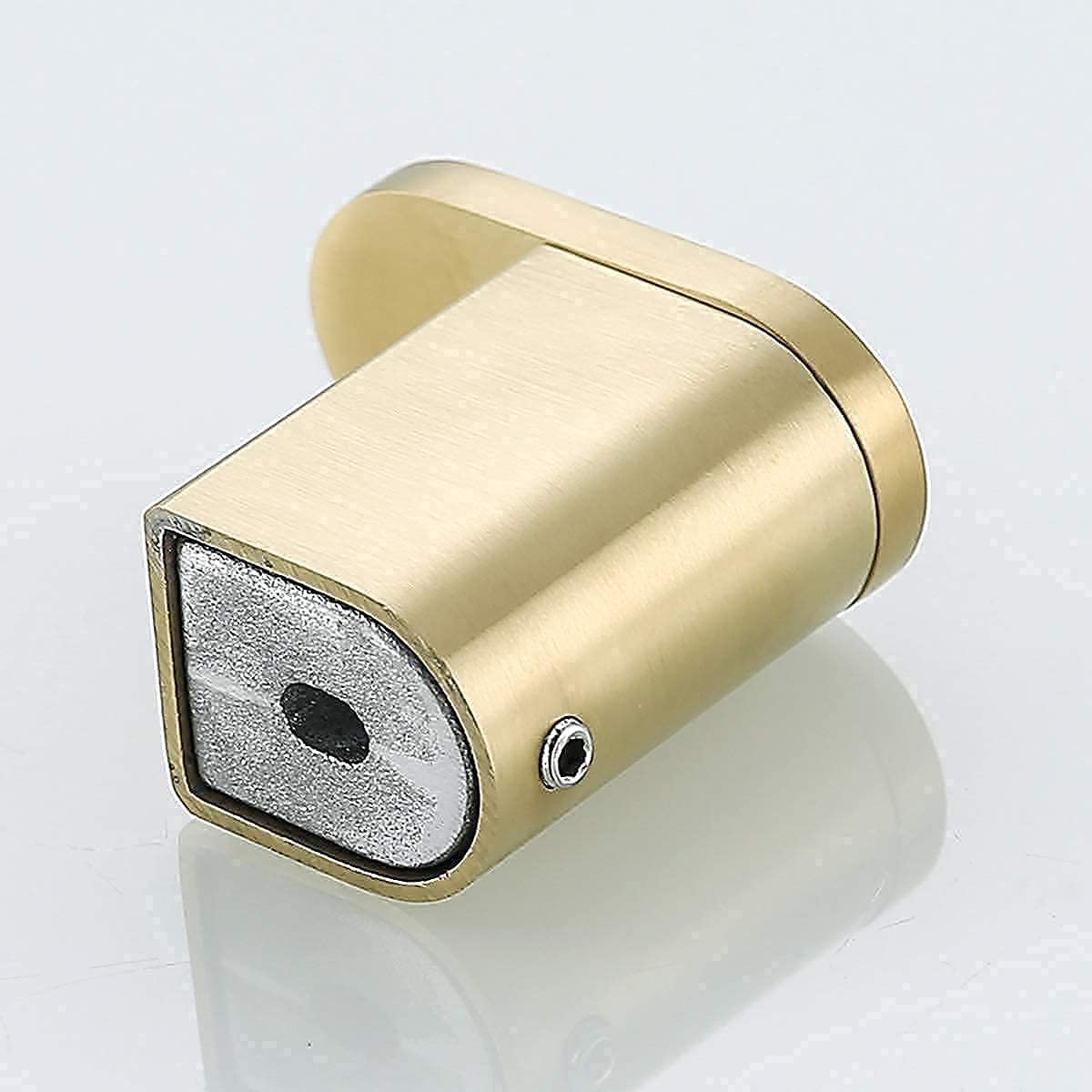 Brushed Brass Bathroom Towel Bar Set - Gold Towel Hook, Toilet Paper Holder & Robe Hook - Elegant Bathroom Hardware Accessories for Modern Homes | Perfect for Spa-Style Bathrooms & Luxury Hotel Decor