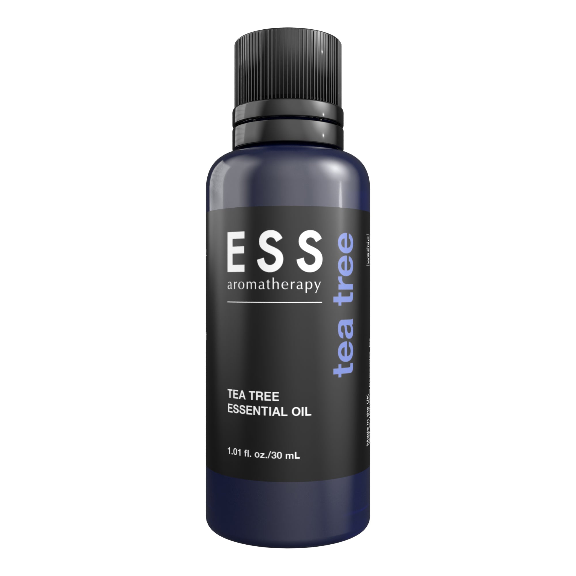 ESS Pure Tea Tree Essential Oil - 100% Natural for Skin, Hair & Aromatherapy - Perfect for Relaxation, Acne Treatment & DIY Beauty Recipes