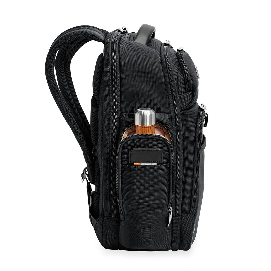 Briggs & Riley @Work Medium Cargo Backpack - Durable Laptop Backpack for Business Travel & Commuting - Perfect for Office, College & Everyday Use