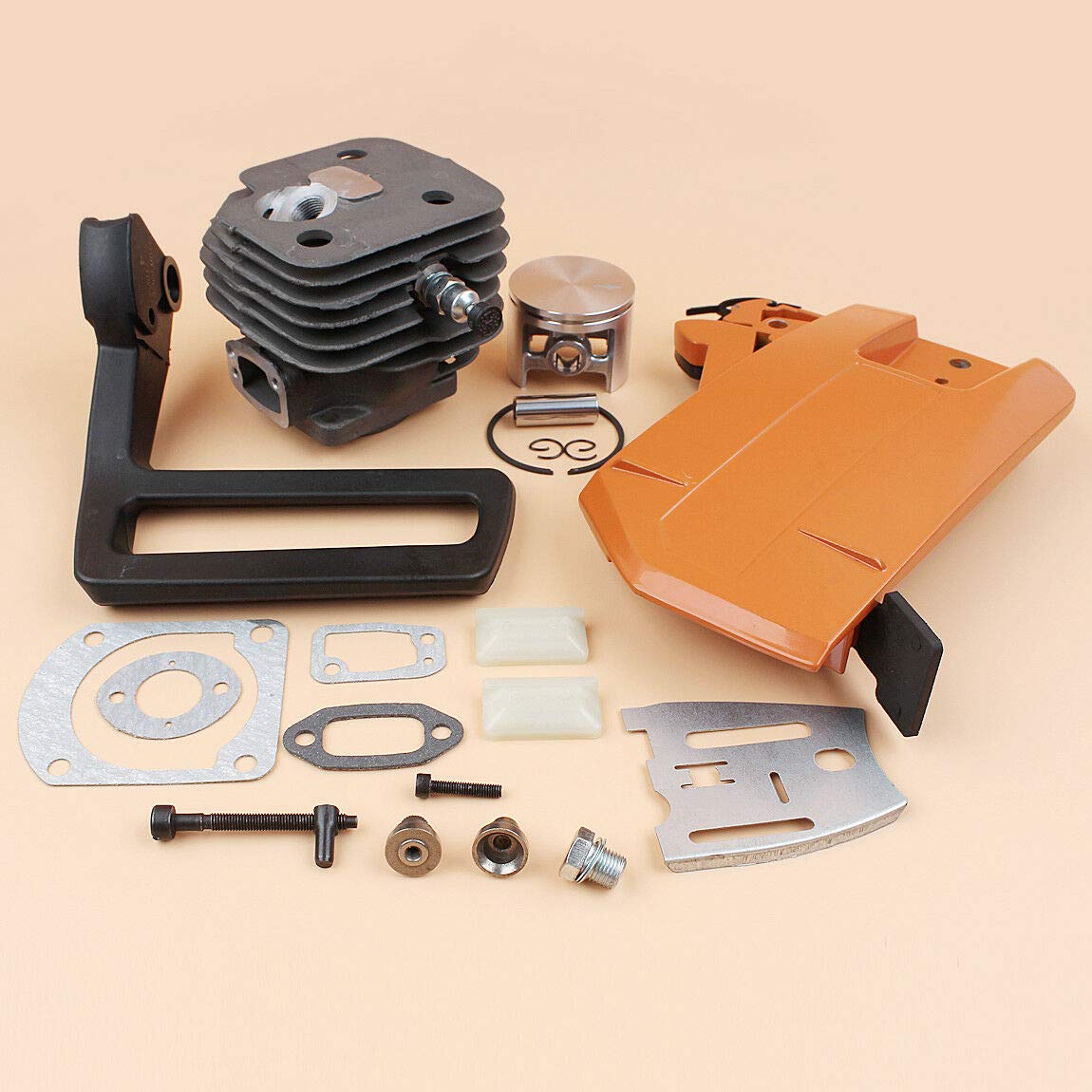 Husqvarna 268 272 XP Chainsaw Replacement Cylinder Chain Brake Side Clutch Cover - 52mm Compatible Parts for Professional Wood Cutting & Forestry Work