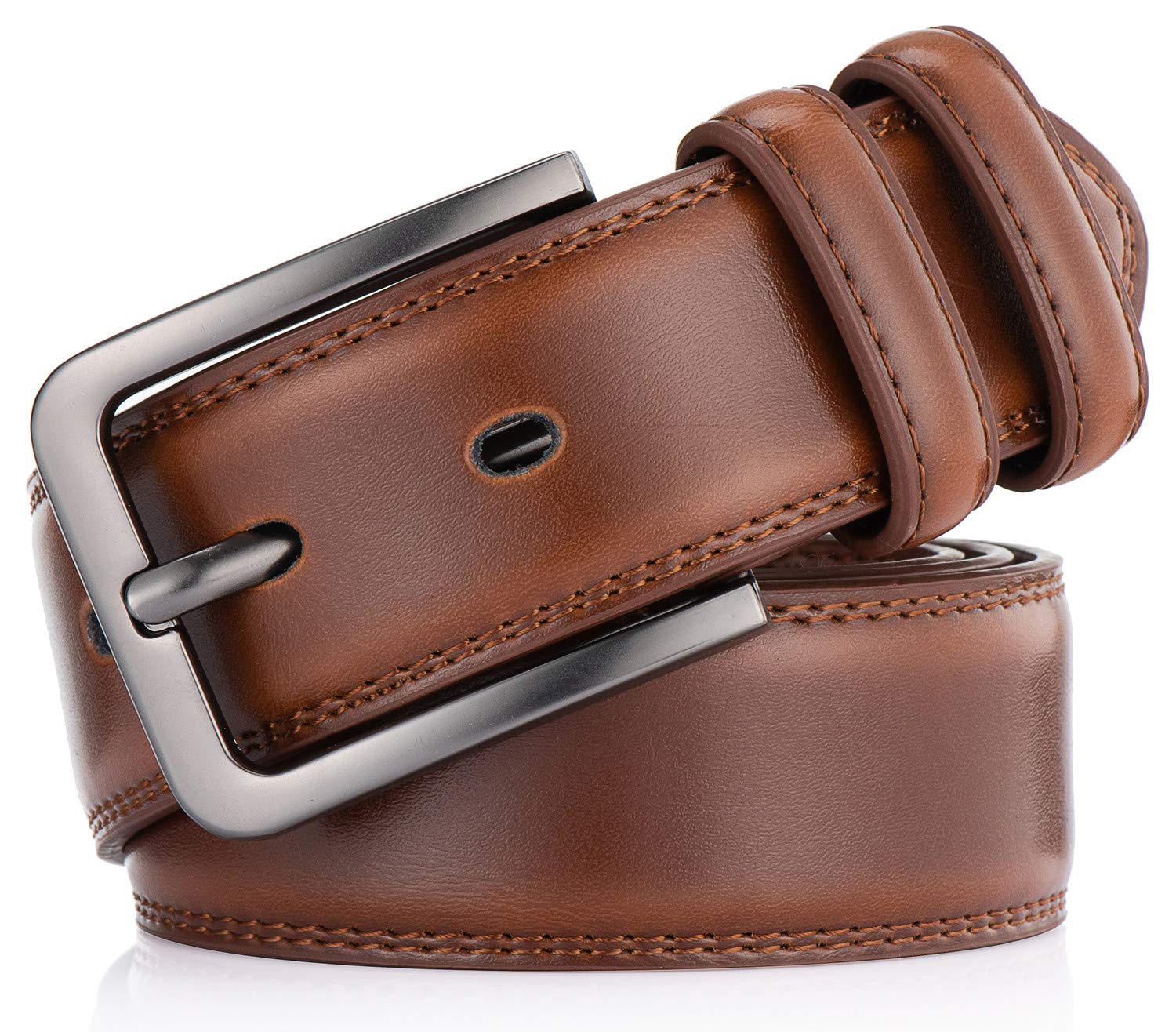 Men's Genuine Leather Dress Belt - 1 1/4