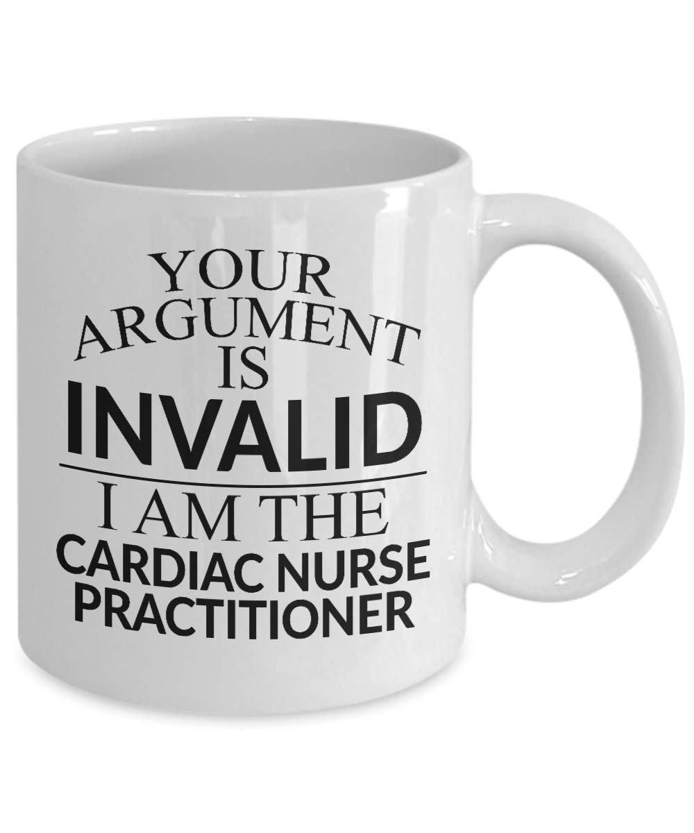 Funny Cardiac Nurse Practitioner Coffee Mug - 11oz & 15oz Ceramic Tea Cup - Perfect Gift for Nurses, Doctors, Mom, Dad (Christmas, Birthday, Retirement) - Great for Hospitals, Clinics & Home Use