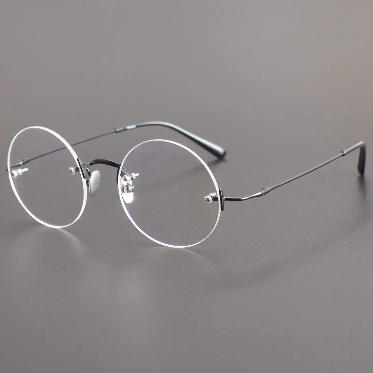 Aror Women's Rimless Round Oval Titanium Eyeglasses Frame 45297 - Lightweight Comfortable Glasses for Reading, Working & Daily Wear