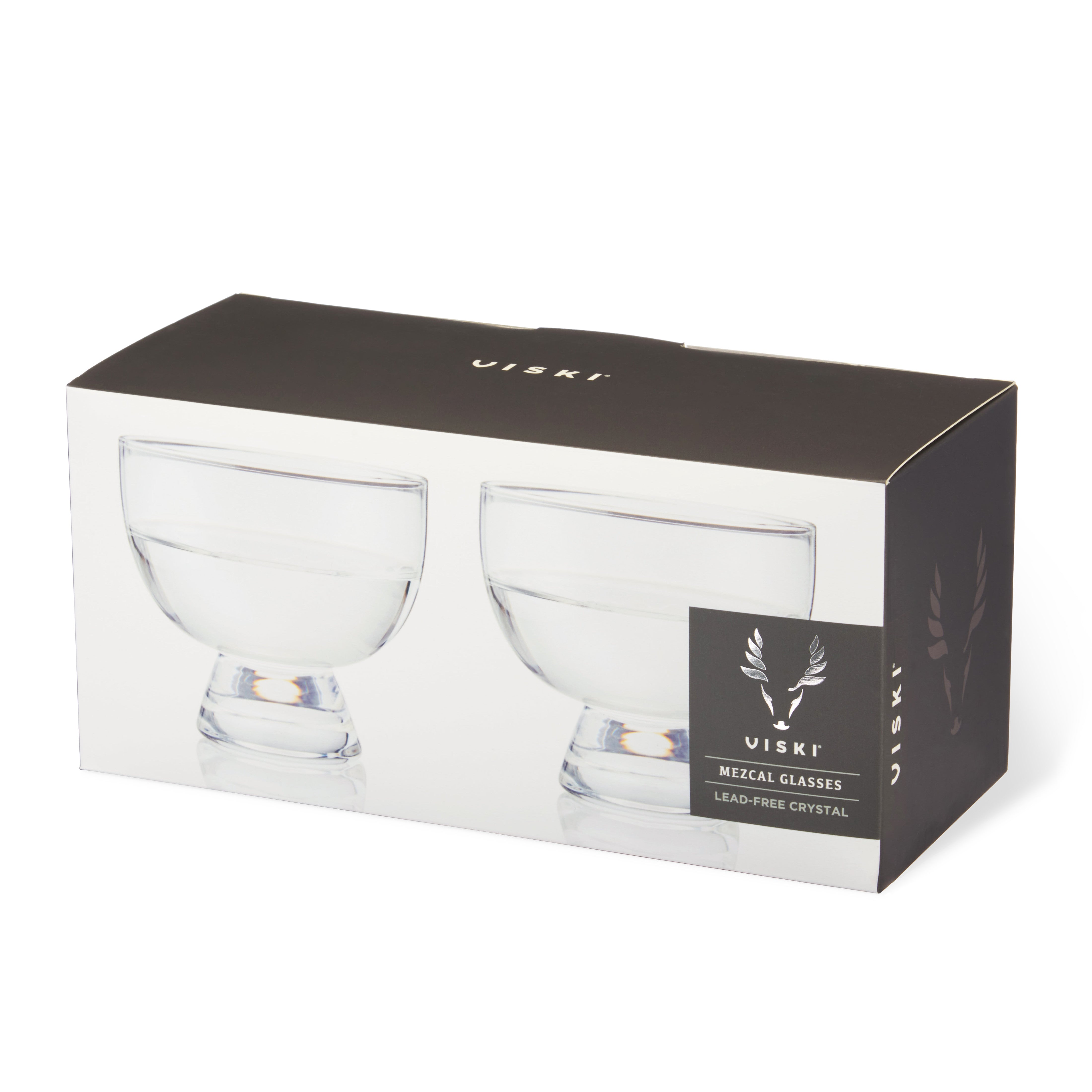 Premium Crystal Mezcal Glasses Set of 2 - Handcrafted Artisanal Drinking Glasses for Tequila, Whiskey & Cocktails - Perfect for Home Bars, Parties & Gifting