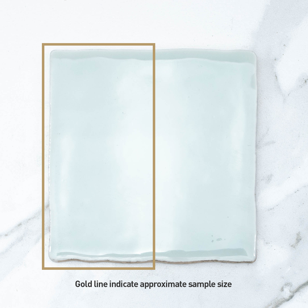 Premium 100x100 Glossy Subway Tile - Manhattan Menta - Perfect for Kitchen Backsplash, Bathroom Walls & Modern Interior Design