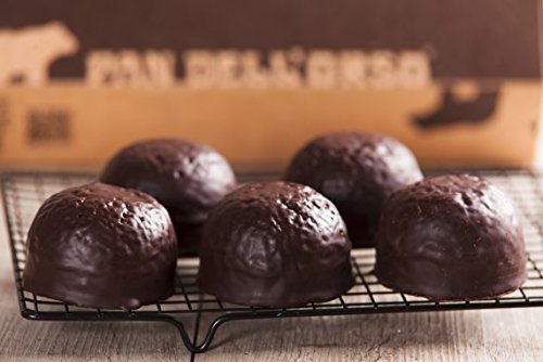 Delicious Italian Chocolate-Covered Bear-Shaped Snacks - Pan Dell'Orso Tubo with 5 Chocolate-Covered Biscuits, Pandolciotto & Grape Frollini Cookies | Perfect for Office Snacks, Kids Lunch Boxes & Coffee Breaks