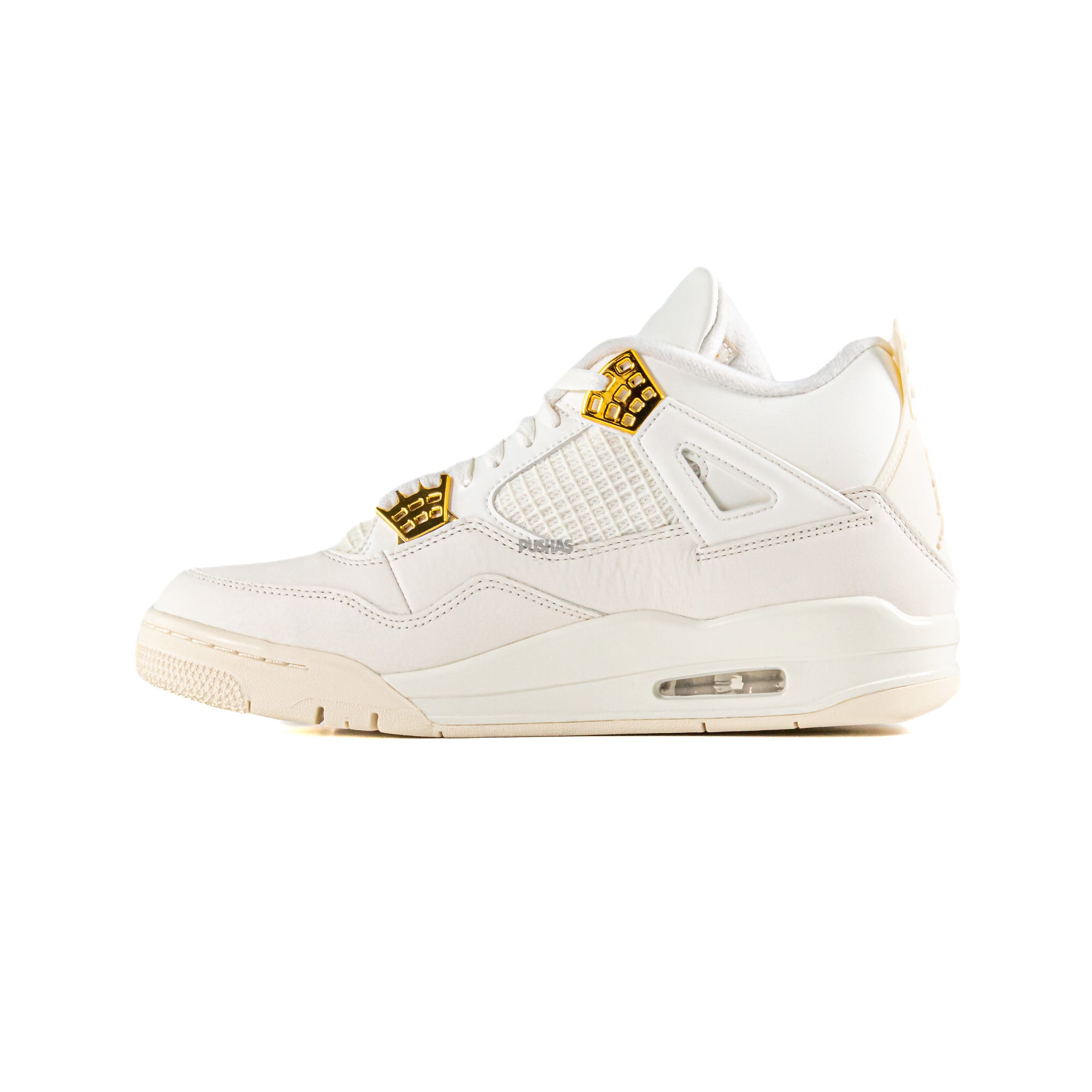 Air Jordan 4 Retro 'Metallic Gold' Women's Sneakers (2024) - Stylish Basketball Shoes for Women, Fashionable Gym & Streetwear Shoes for Everyday Wear