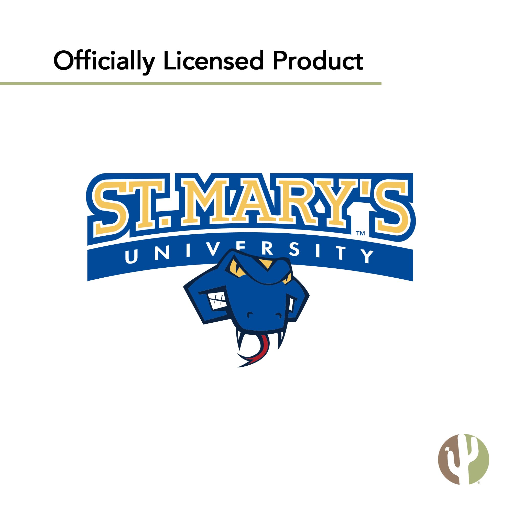 StMU SM Texas Rattlers Vinyl Decal Stickers - Desert Cactus St. Mary's University (TX) - Waterproof Laptop, Car, Water Bottle & Scrapbook Decals - Perfect for College Pride, School Spirit & Fan Gear