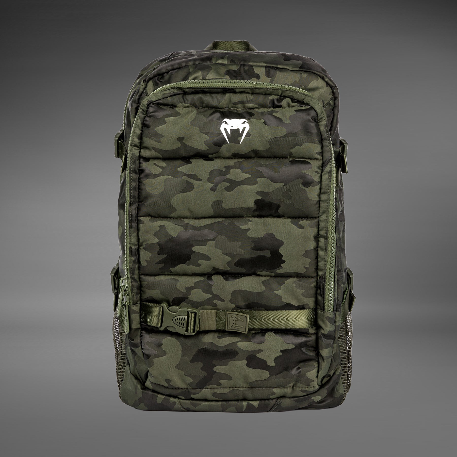Venum Challenger Pro Backpack - Durable Khaki Camo Design for MMA, Boxing & Gym - Perfect for Training, Travel & Sports Gear Storage