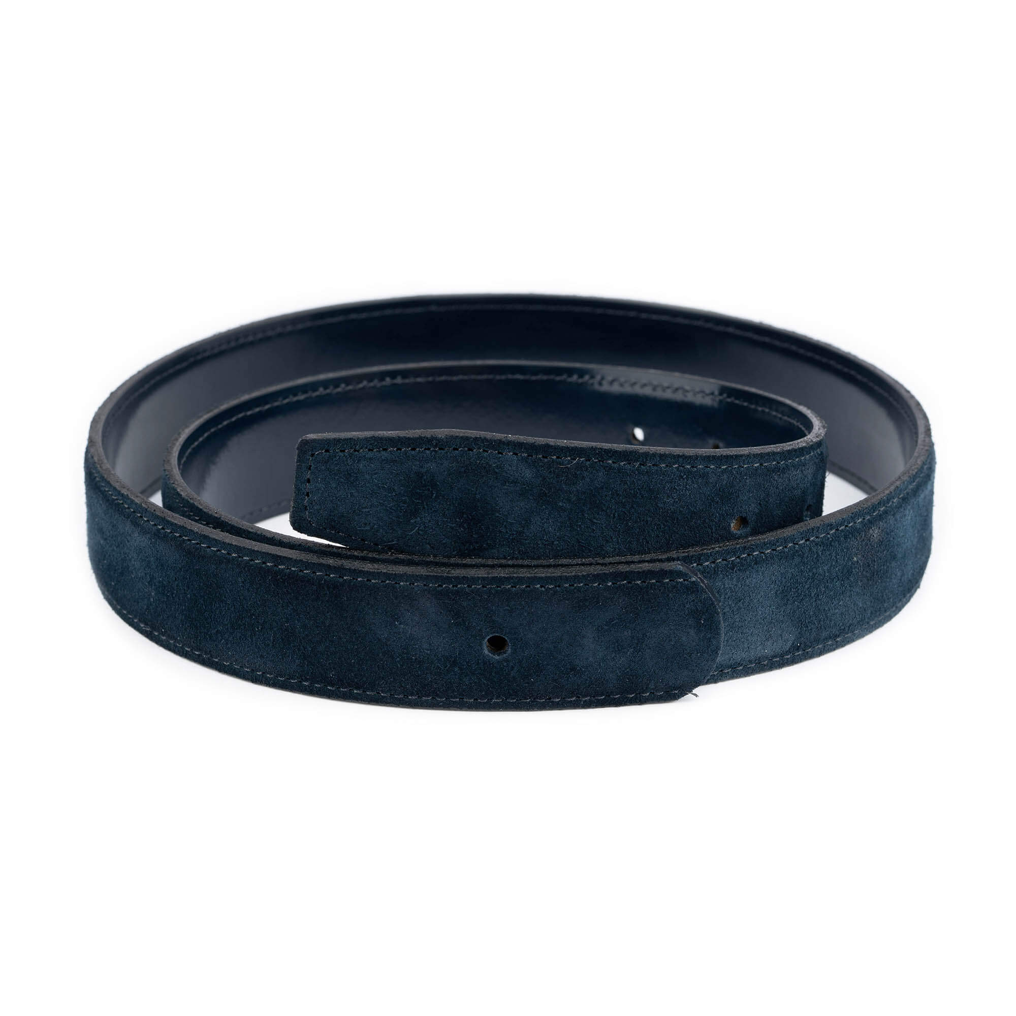 Dark Blue Patent Leather Belt Strap for Ferragamo Buckle Replacement - Premium Replacement Belt with Adjustable Holes | Perfect for Business Attire, Formal Wear & Fashion Accessories