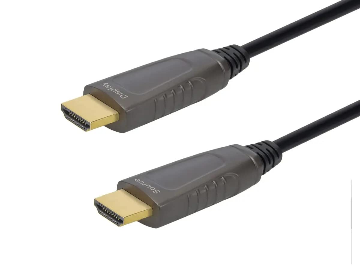 Monoprice SlimRun AV 8K Ultra High Speed Active HDMI Cable 20m (65ft) - HDMI 2.1 Certified, AOC Technology for 4K/8K Gaming & Home Theater - Compatible with PS5, Xbox Series X/S, Nintendo Switch & 4K TVs - Perfect for Gaming Setups & Home Entertainment Systems