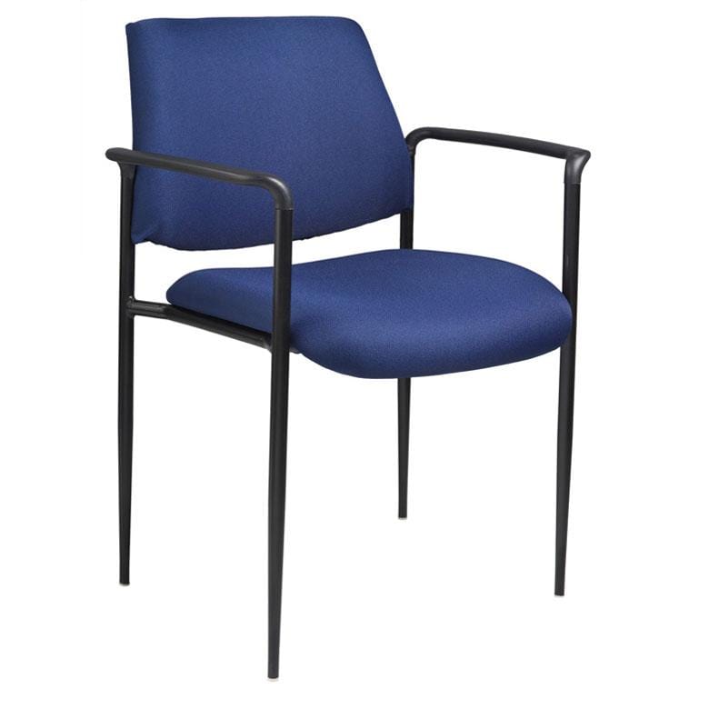Boss Upholstered Stacking Chair [B9503] - Comfortable Office & Conference Room Seating - Perfect for Meetings, Events and Home Office Use