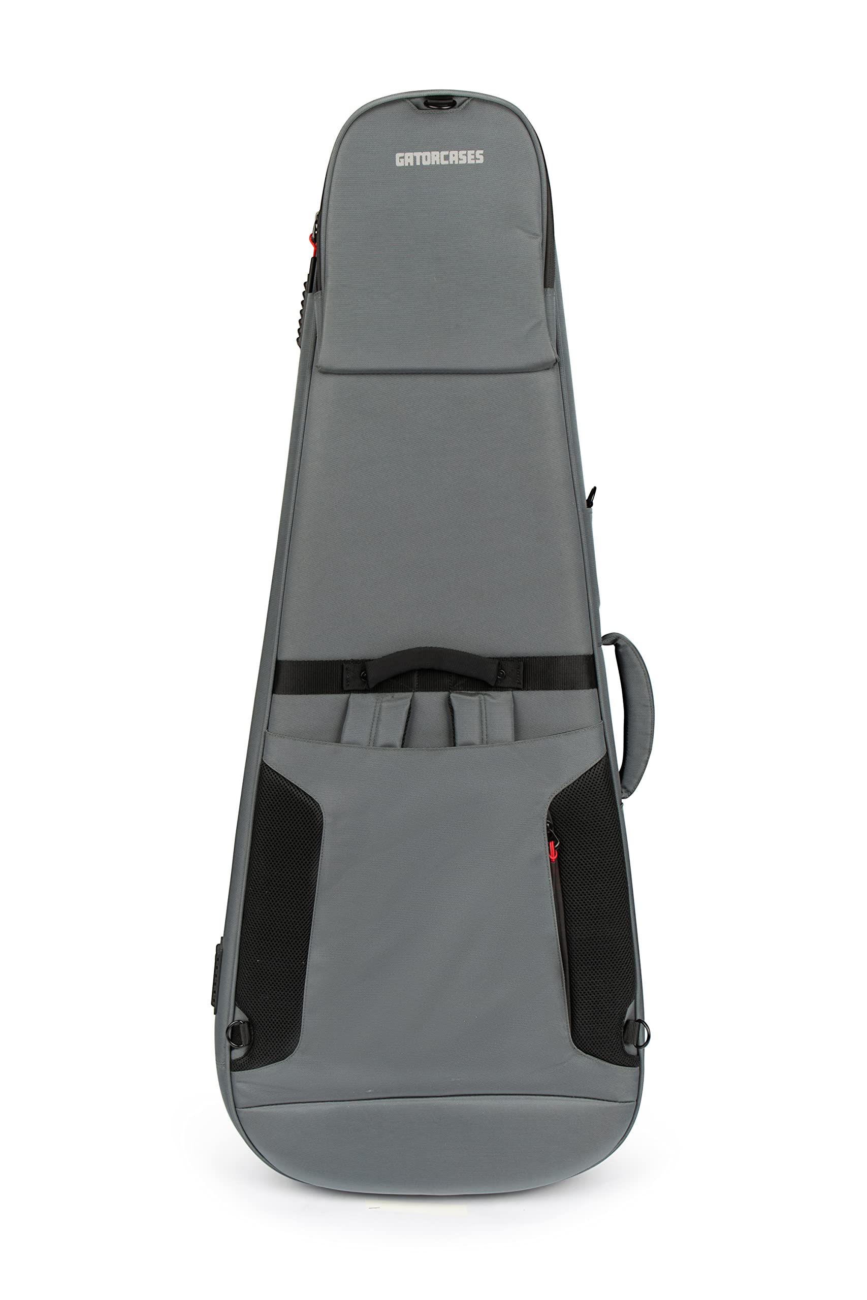 Gator G-ICON335-GRY ICON Series Premium Weatherproof Gig Bag for 335-Style Guitars - TSA Lock Compatible, Durable Zipper Pulls, Grey | Perfect for Travel, Gigging & Music Storage