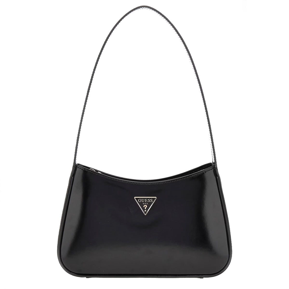 Guess Arnela Black Shoulder Bag for Women | Genuine Leather Crossbody Purse | Fashionable Everyday Handbag for Work, Travel & Date Night