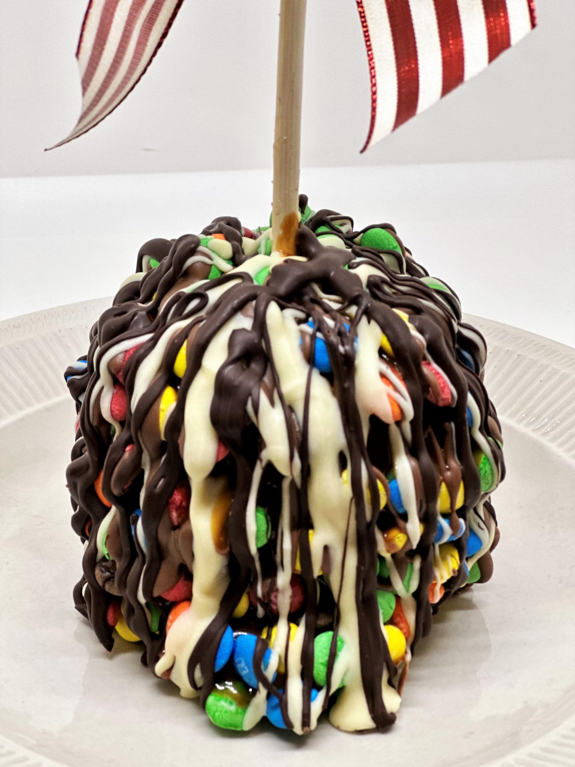 Gourmet Jumbo Caramel Apple with Chocolate - Perfect for Gifts & Parties