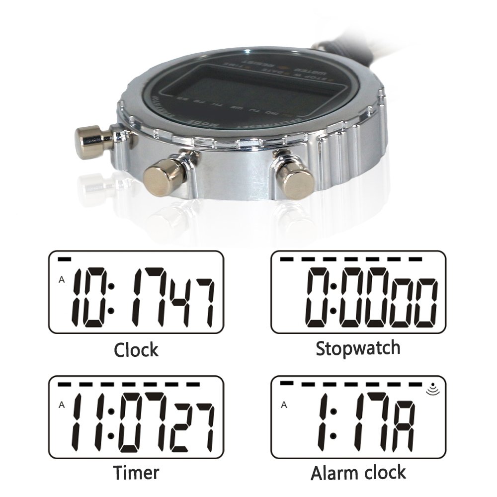 LAOPAO Waterproof Digital Stopwatch Timer - Sports Stopwatch with Large Display for Coaches, Referees, Training & Competitions | Perfect for Track Meets, Swimming, Basketball Games & Fitness Timing
